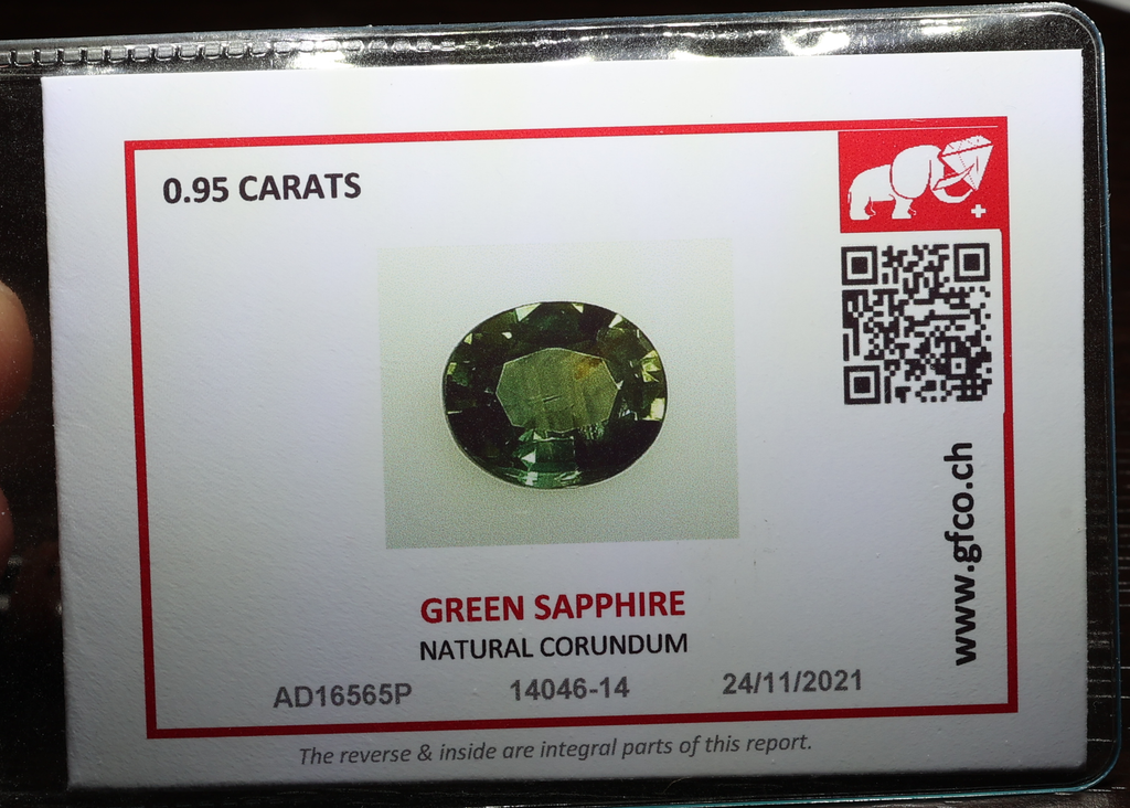 Natural Sapphire, 0.95 carat