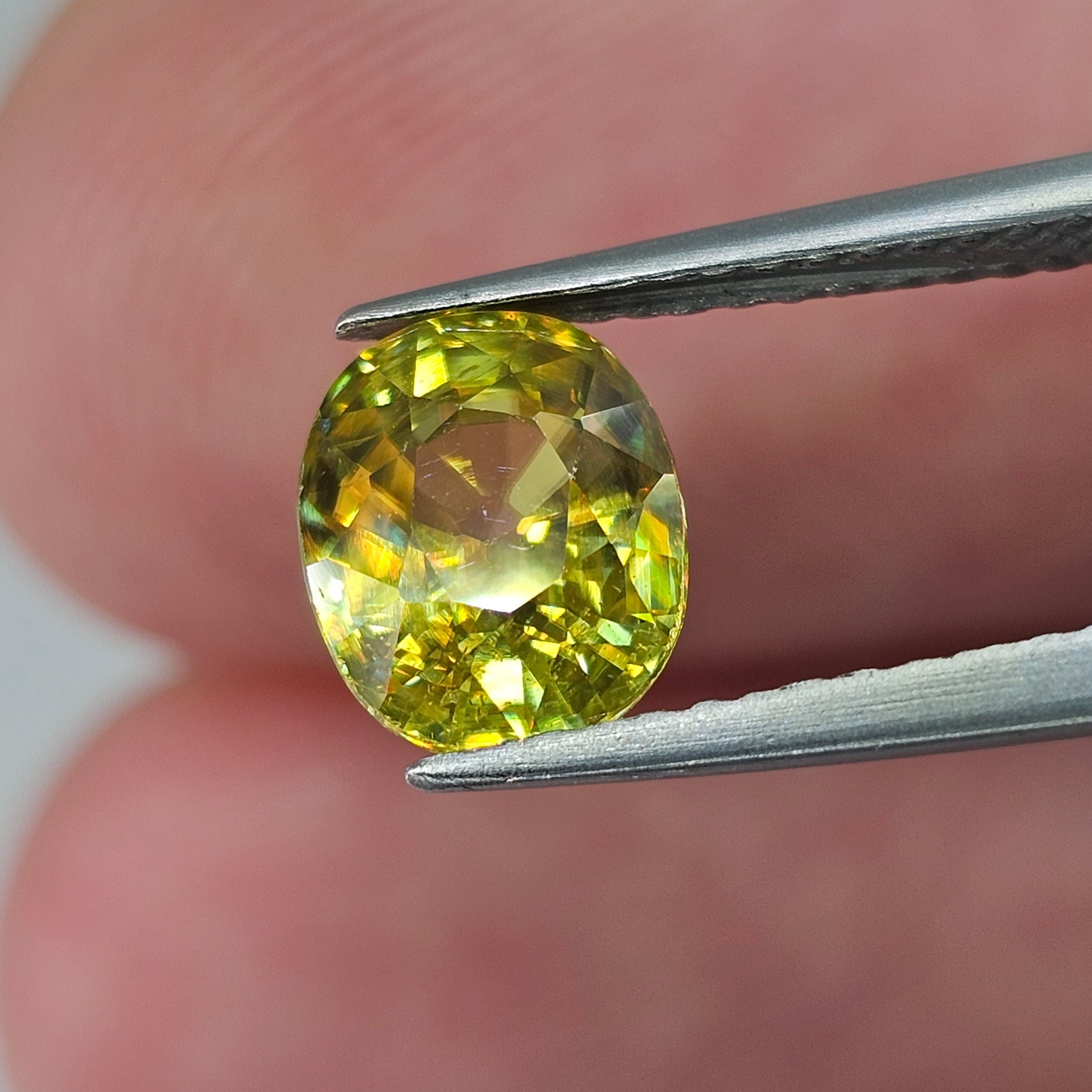 Natural Sphene, 1.91 carat