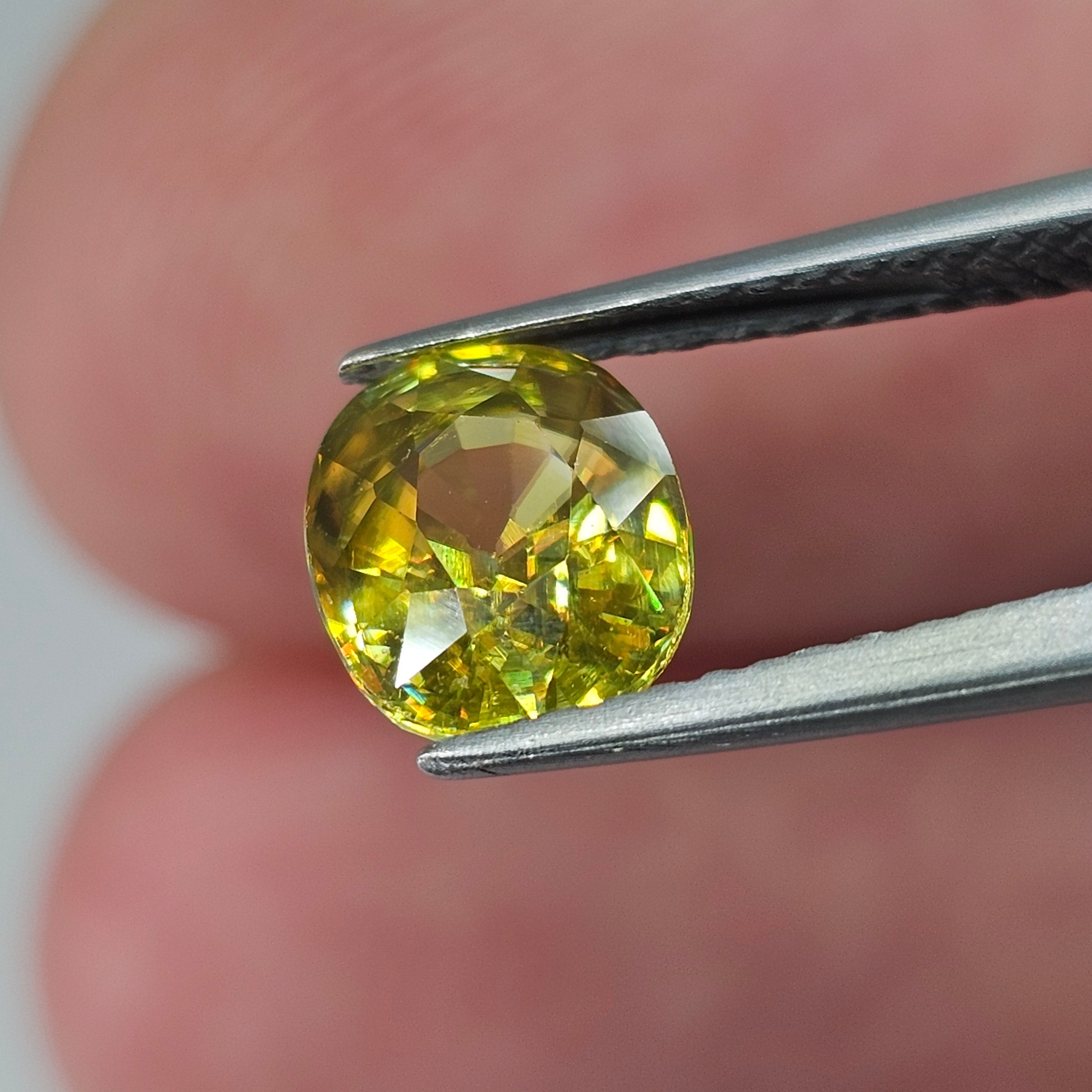 Natural Sphene, 1.91 carat
