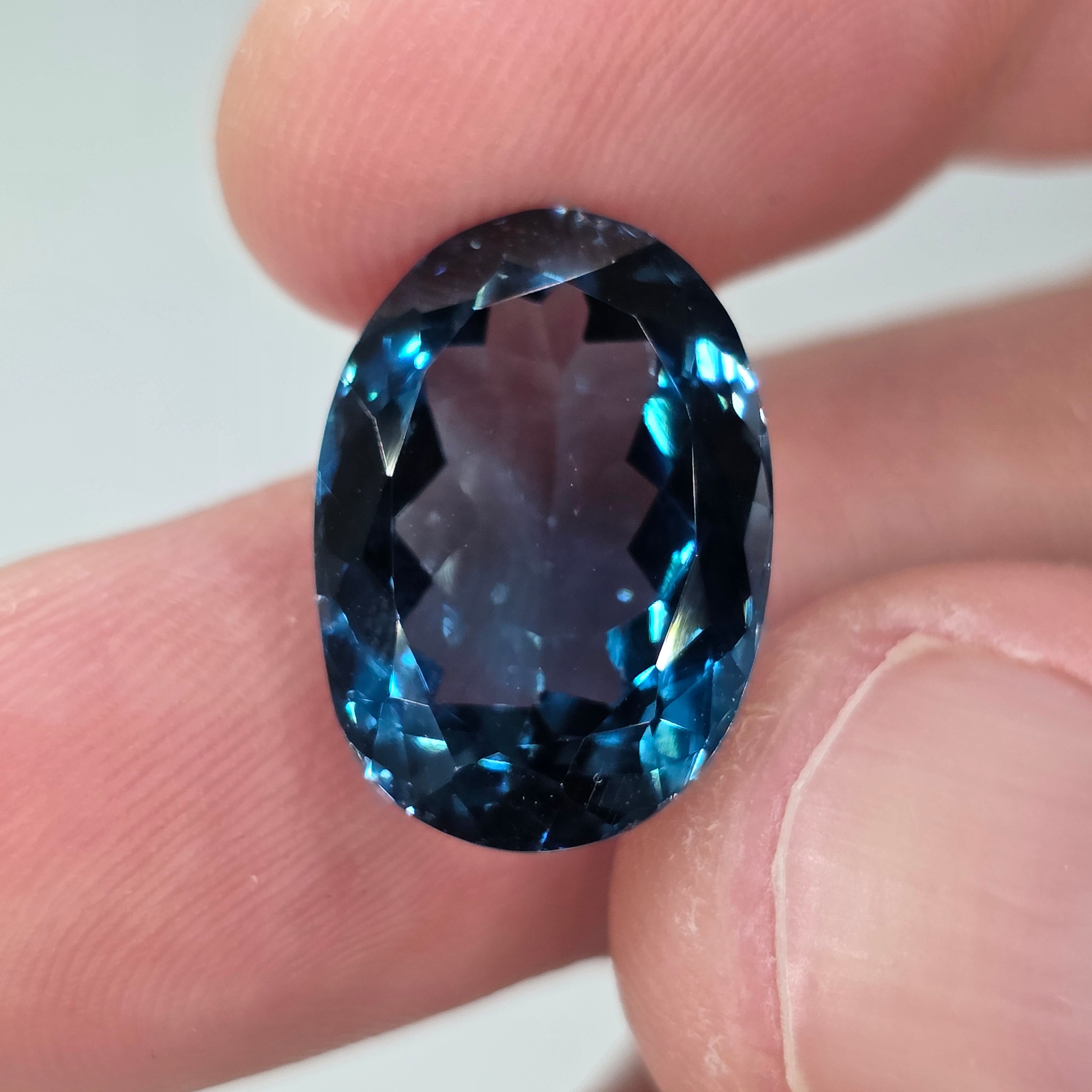 Natural London Blue Topaz, 16.53 carat
