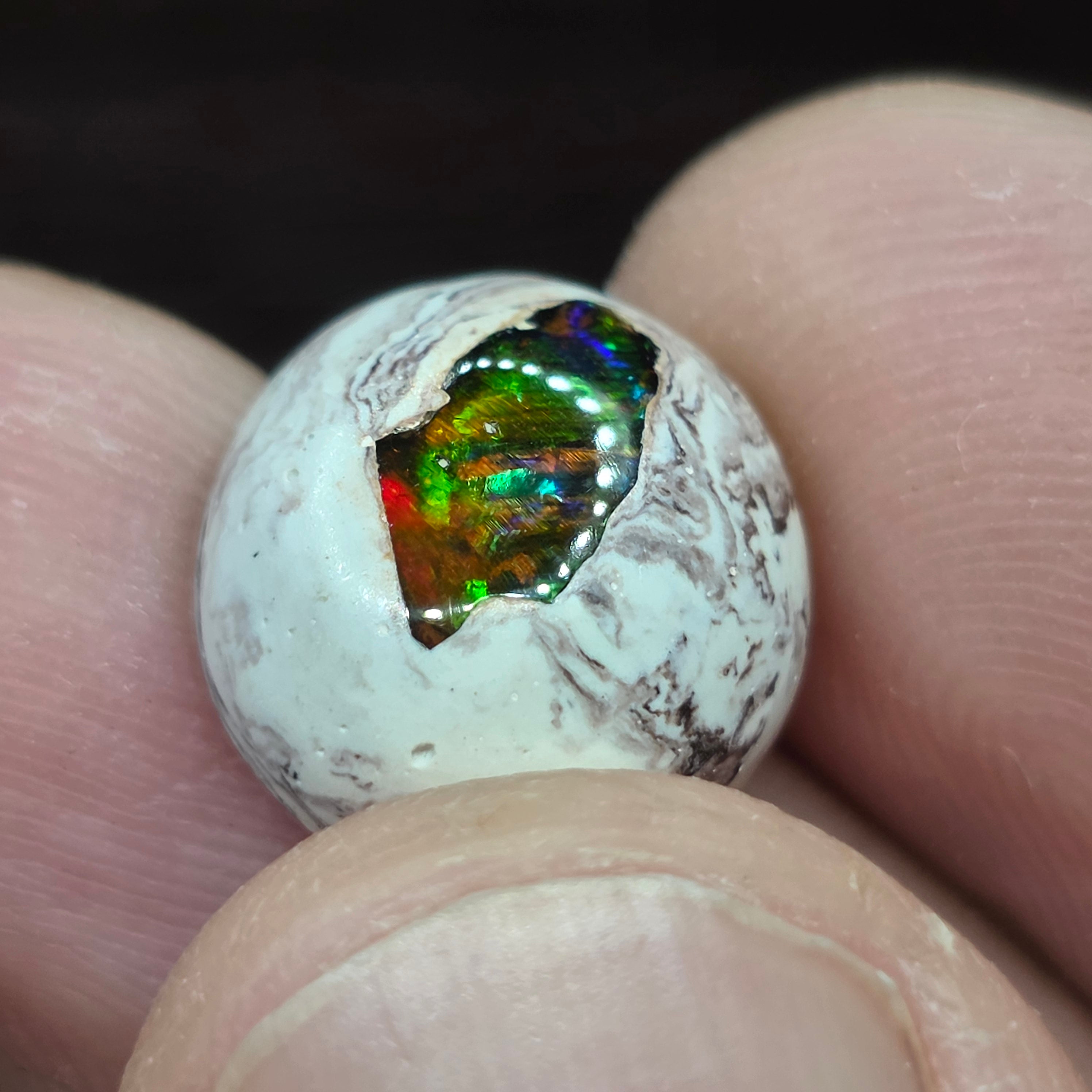 Genuine Galaxy Opal, 6.54 carat
