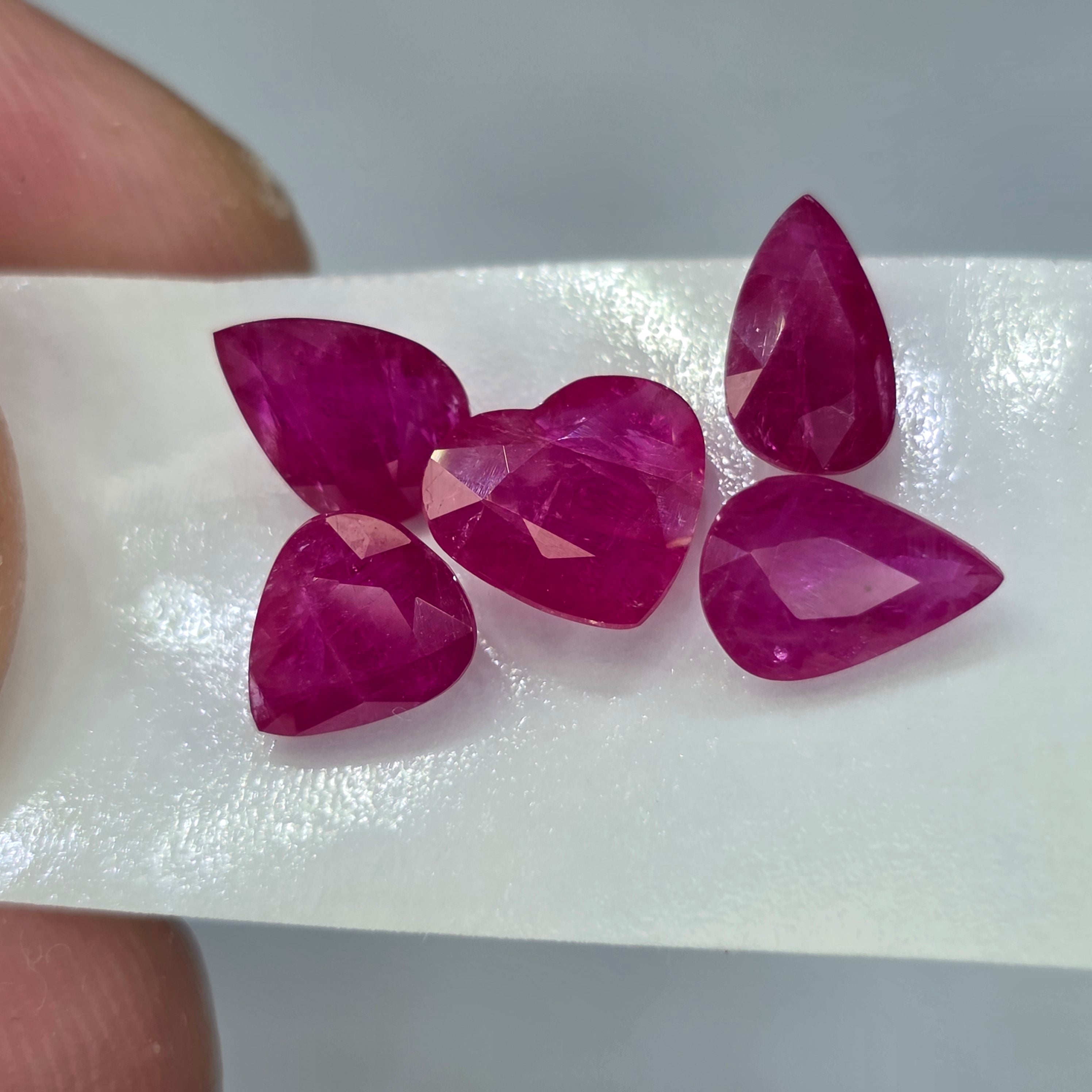 Natural Ruby, 5.95 carat total weight