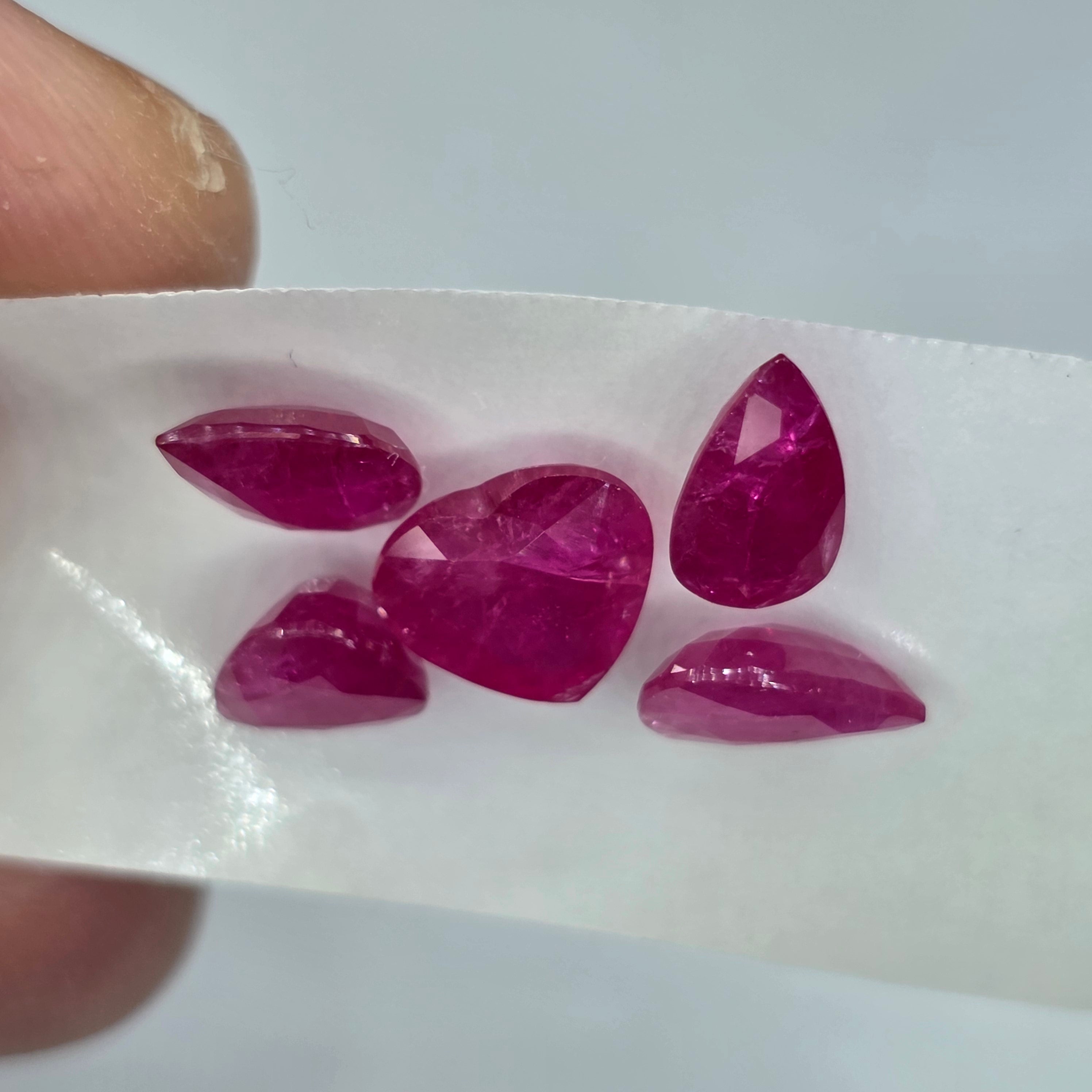 Natural Ruby, 5.95 carat total weight