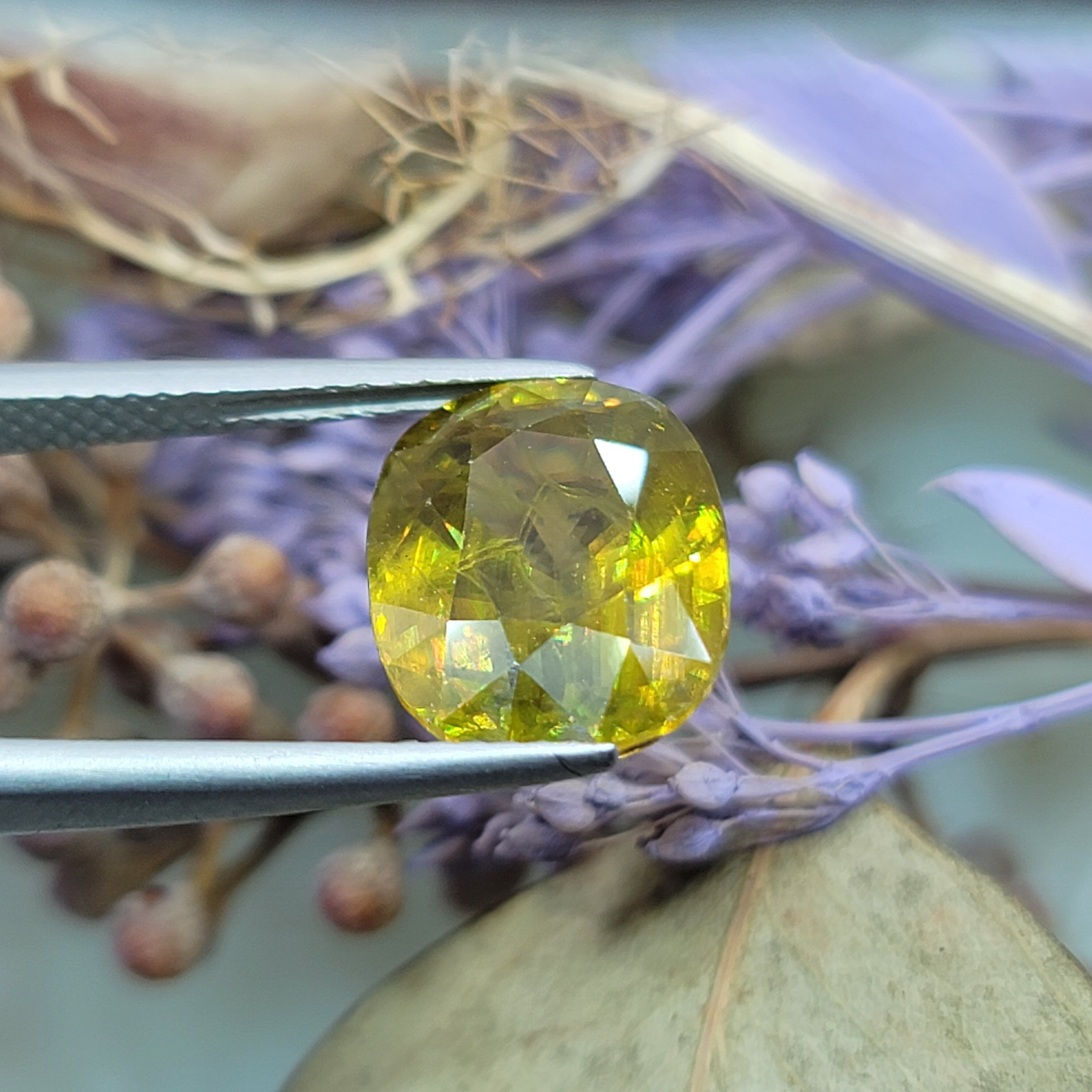 Natural Sphene, 6.83 carat