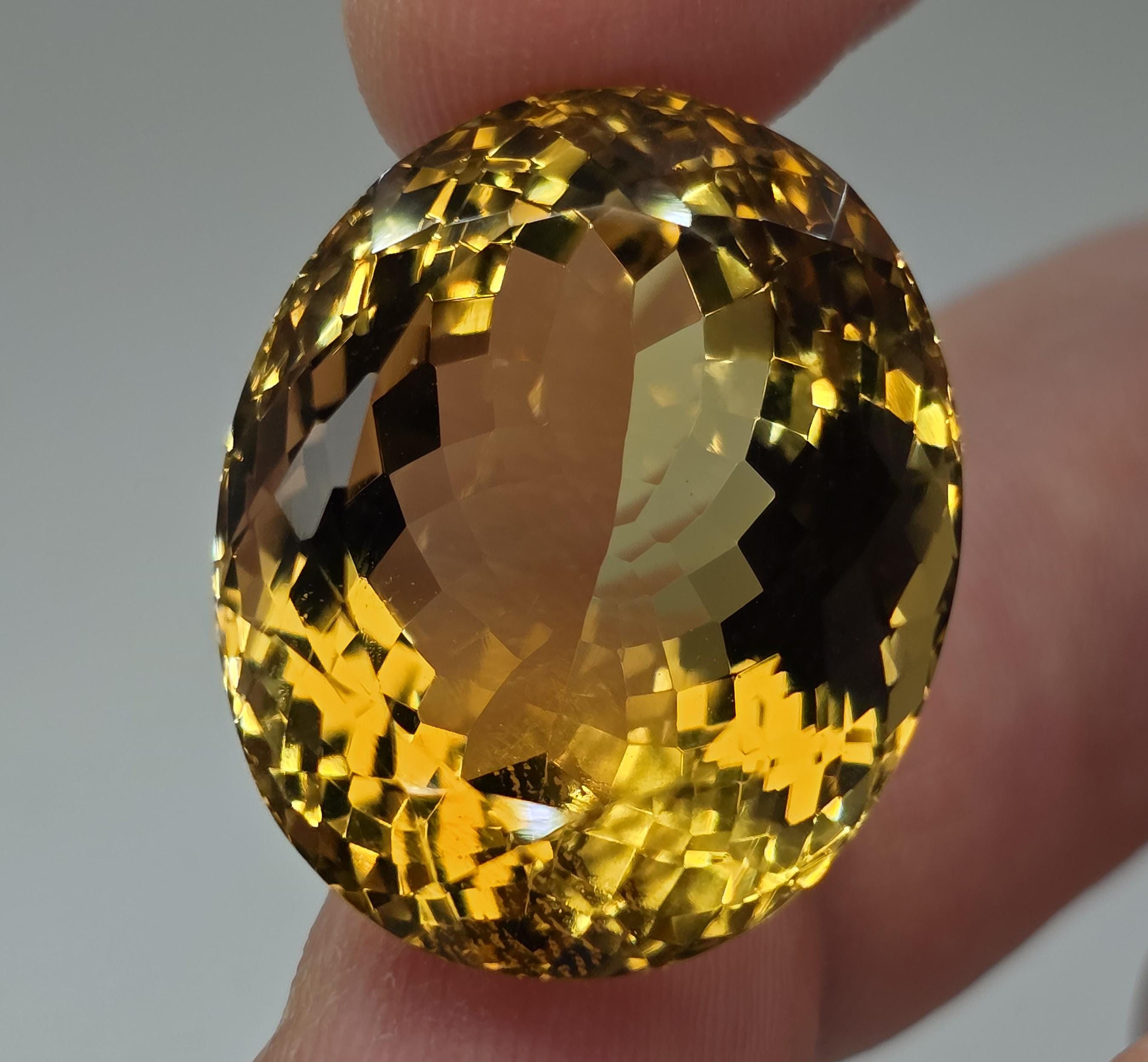 Natural Citrine, 53.62 carat